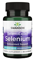 Selenoexcell Selenium (Селен) 200 мкг 60 капсул (Swanson)
