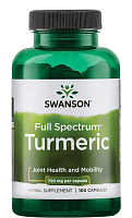 Full Spectrum Turmeric (полный спектр куркумы) 720 мг 100 капсул (Swanson)
