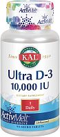 Ultra D-3 Activ Melt 10000 МЕ 90 микотаблеток (KAL)