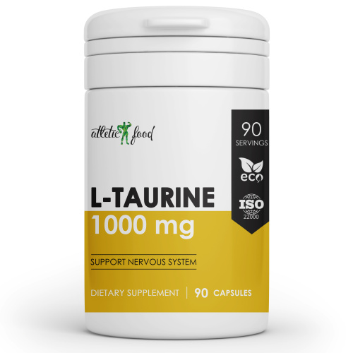 L-Taurine (Л-Таурин) 1000 мг 90 капсул (Atletic Food)