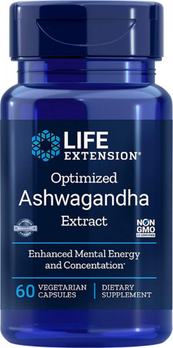 Ashwagandha 125 мг 60 капсул (Life Extension)