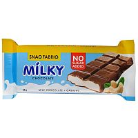 Milky Молочный шоколад с начинкой 55 гр Молочная начинка с кешью (Snaq Fabriq)
