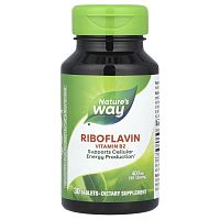 Riboflavin Vitamin B2 (рибофлавин витамин В2) 400 мг 30 таблеток (Nature's Way)