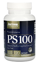 PS 100 Phosphatidylserine (фосфатидилсерин) 100 мг 120 гелевых капсул (Jarrow Formulas)
