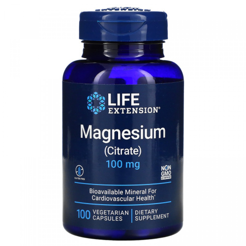 Magnesium Citrate 100 мг 100 капсул (Life Extension)