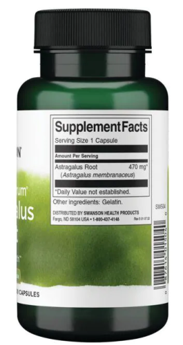 Full Spectrum Astragalus Root (Корень астрагала полного спектра) 470 мг 100 капсул (Swanson) фото 2