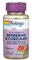 Berberine & Curcumin (Берберин и куркумин) 60 вег капсул (Solaray)