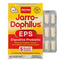 Jarro-Dophilus EPS (Пищеварительный пробиотик 5 миллиардов) 60 капсул Enteroguard (Jarrow Formulas)
