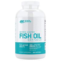 Enteric Coated Fish Oil Softgels 200 капс (Optimum nutrition) 