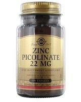 Zinc Picolinate 22 мг 100 табл (Solgar)