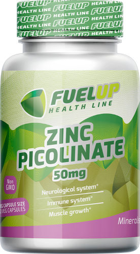 Zinc (Цинк) 50 мг 60 капсул (FuelUp)