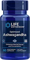 Optimized Ashwagandha Extract (Ашваганда) 60 капсул (Life Extension)