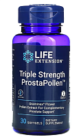 Triple Strength ProstaPollen (поддержка здоровья простаты) 30 гелевых капсул (Life Extension)