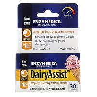 Dairy Assist (ДейриАссист поддержка пищеварения) 30 капсул (Enzymedica)