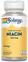 Niacin Timed Release (Ниацин замедленного высвобождения) 250 мг 100 капсул (Solaray)
