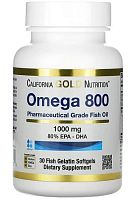 Omega 800 1000 мг Softgels 30 капс (California Gold Nutrition)