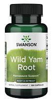 Wild Yam Root (Корень дикого ямса - Корень и экстракт) 100 капсул (Swanson)
