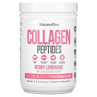 Collagen Peptides (Коллагеновые пептиды) 364 гр ягодный лимонад (NaturesPlus)