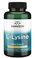 L-Lysine Free Form (L-лизин - свободная форма) 500 мг 100 капсул (Swanson)