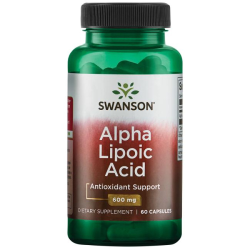 Alpha Lipoic Acid (Альфа-липоевая кислота) 600 мг 60 капсул (Swanson)