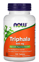 Triphala (Трифала) 500 мг 120 таблеток (NOW)
