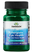 Synergistic Eye Health (для здоровья глаз - лютеин и зеаксантин) 60 гелевых капсул (Swanson)
