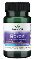 Albion Boron Bororganic Glycine (Бор из борорганического глицина) 6 мг 60 капсул (Swanson)