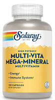 High Potency Multi-Vita Mega-Mineral Multivitamin 120 капсул (Solaray)