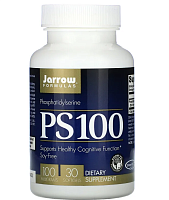 PS 100 Phosphatidylserine (фосфатидилсерин) 100 мг 30 гелевых капсул (Jarrow Formulas)