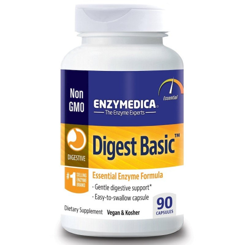 Digest Basic (состав с основными ферментами) 90 капсул (Enzymedica)