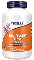 Red Yeast Rice 600 мг 240 капсул (NOW)