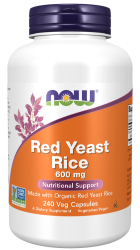 Red Yeast Rice 600 мг 240 капсул (NOW)
