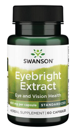 Eyebright Extract (Экстракт очанки - стандартизированный) 400 мг 60 капсул (Swanson)