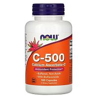 C-500 Calcium Ascorbat-C (аскорбат кальция-C) 100 капс (NOW)