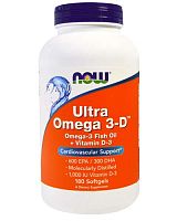 Ultra Omega 3-D 180 капс (NOW)