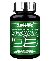 Vitamin D3 250 капс (Scitec Nutrition)