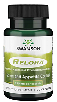 Relora - Patented Magnolia & Phellodendron Extract (запатентованный экстракт магнолии и феллодендрона) 250 мг 90 капсул (Swanson)