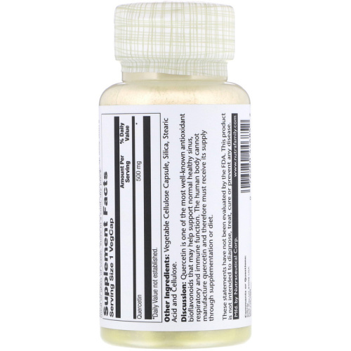 Quercetin (Кверцетин) 500 мг 90 капсул (Solaray) фото 2