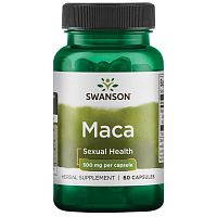 Maca (Мака) 500 мг 60 капсул (Swanson)
