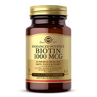 Biotin 1000 мкг 50 капсул (Solgar)