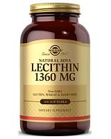 Lecithin 1360 мг 100 softgels (Solgar)