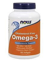 Omega-3 Choles Free 1000 мг 180 капс (NOW)