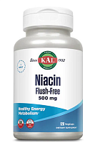 Niacin Flush-Free (Ниацин без покраснений) 500 мг 120 вег капсул (KAL)