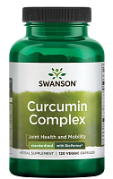 Curcumin Complex (Куркуминовый комплекс - стандартизированный с биоперином) 120 вег капсул (Swanson)