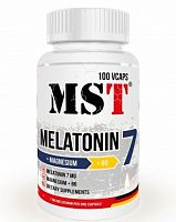Melatonin 7 Magnesium B6 (Мелатонин 7 + Магний + B6) 100 капсул (MST)