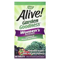 Alive! Garden Goodness (мультивитамины для женщин) 60 таблеток (Nature's Way)