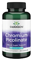 Chromium Picolinate (Пиколинат хрома) 200 мкг 200 капсул (Swanson)
