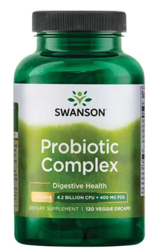 Probiotic Complex 4 Billion CFU (пробиотический комплекс 4 млрд КОЕ) 120 капсул (Swanson) срок годности 07/2023