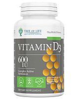 Vitamin D 600 ME 90 капс (Tree of Life)