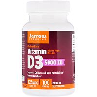 Vitamin D3 (Cholecalciferol) 5000 МЕ 100 капсул (Jarrow Formulas)